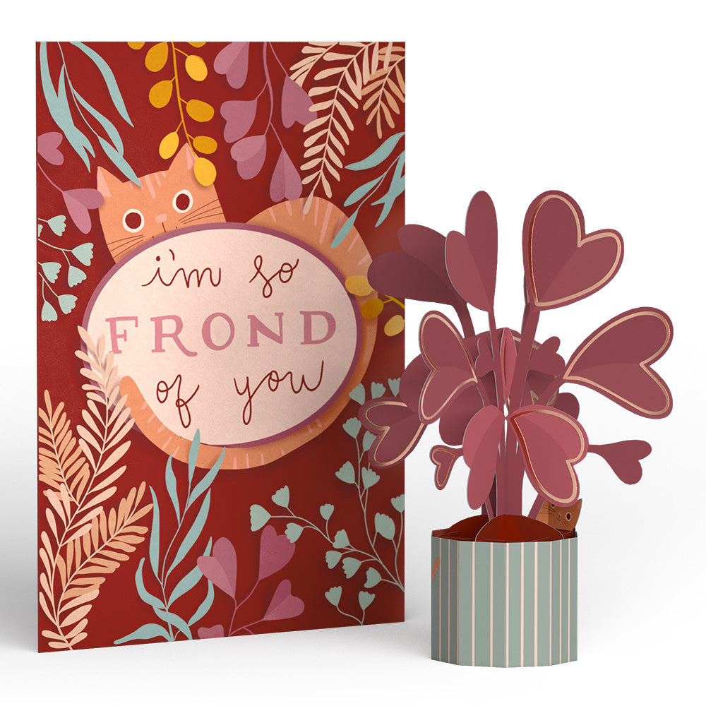 So Frond of You Card with Mini Bouquet