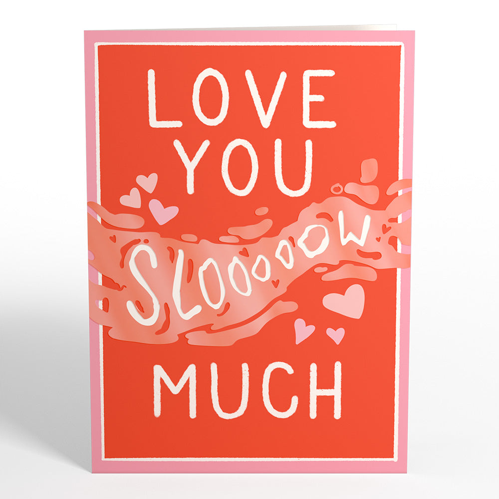 Love You Slow Much Snail Pop-Up Card
