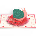 Love You Slow Much Snail Pop-Up Card