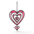 Spinning Heart Suncatcher Card