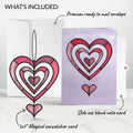 Spinning Heart Suncatcher Card