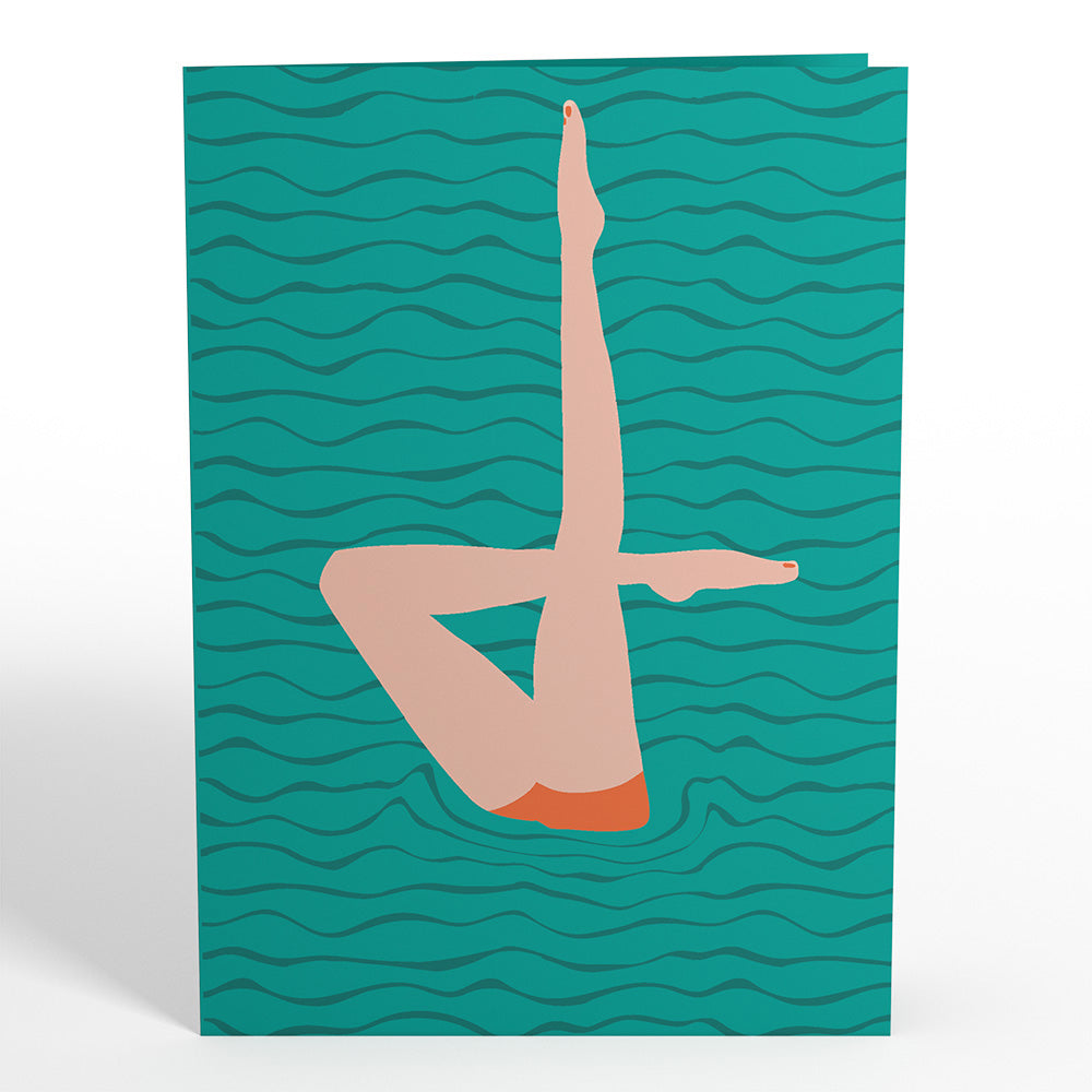 Better Together Artistic Swimmers Pop-Up Card