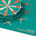 Better Together Artistic Swimmers Pop-Up Card