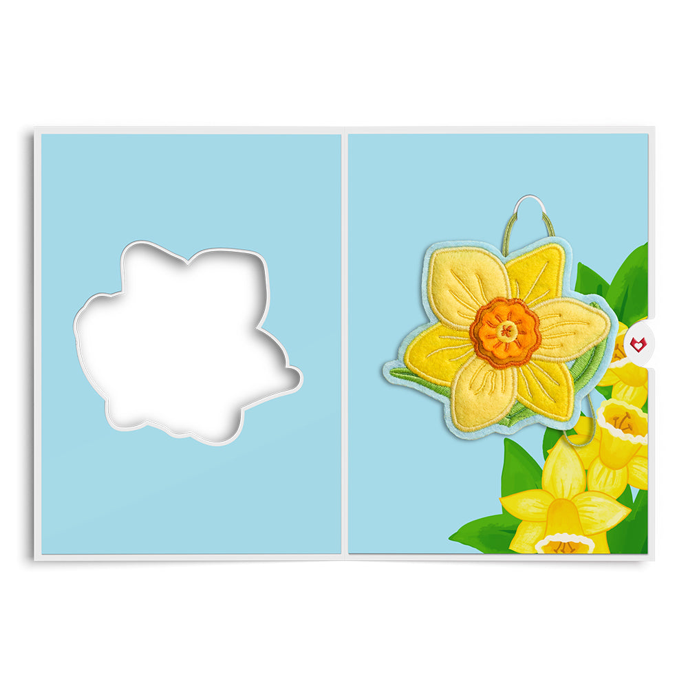 Sunny Daffodil HeartFelt Charm Card™