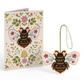 Botanical Bee HeartFelt Charm Card™