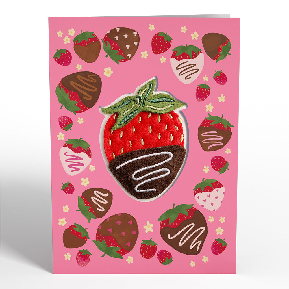 Sweet Strawberry HeartFelt Charm Card™