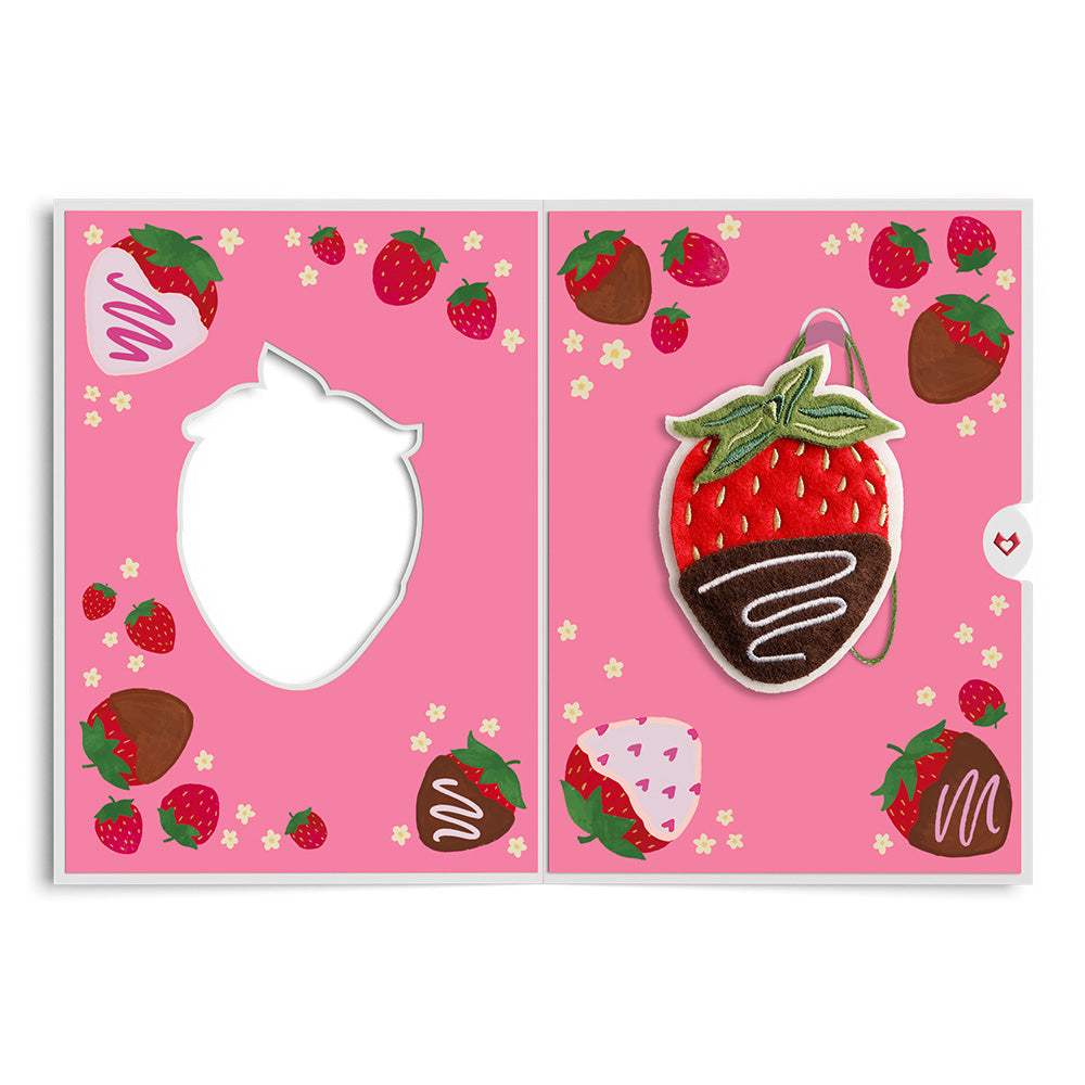 Sweet Strawberry HeartFelt Charm Card™