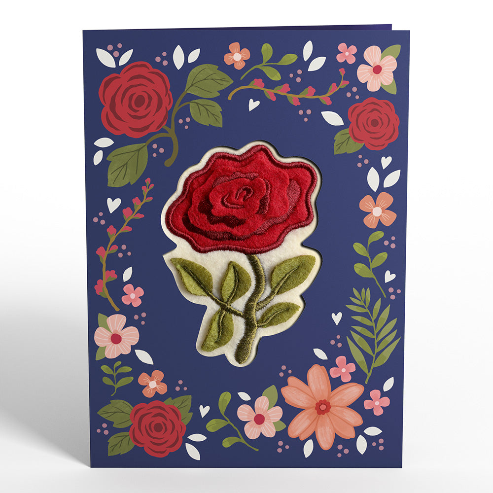 Everlasting Rose HeartFelt Charm Card™