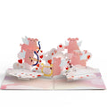 Hogs and Kisses Music and Lights Pop-Up Card
