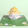 Spring Chick Plushpop Card