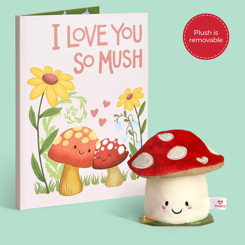 'Love You So Mush' Plushpop Card