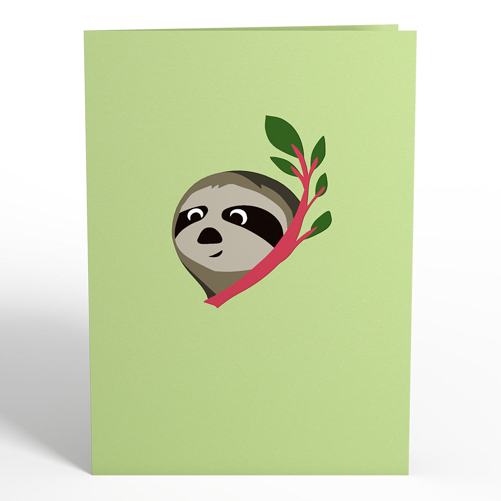 Tree Top Sloths Pop-Up Card
