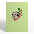 Tree Top Sloths Pop-Up Card