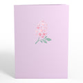 Purple Lilacs Pop-up Card