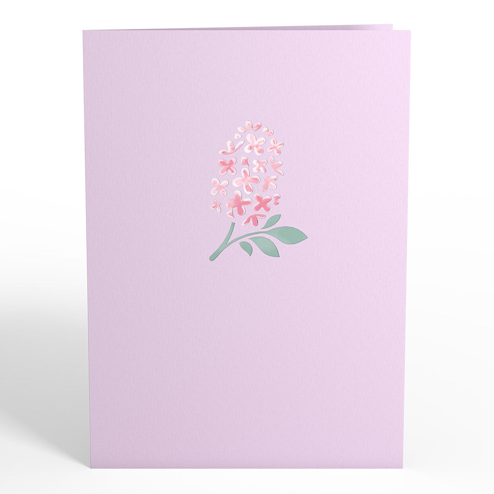 Purple Lilacs Pop-up Card
