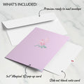 Purple Lilacs Pop-up Card