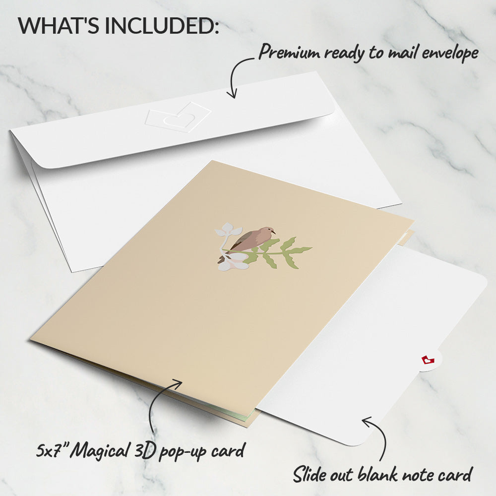 Willow Tree Doves Pop-Up Card