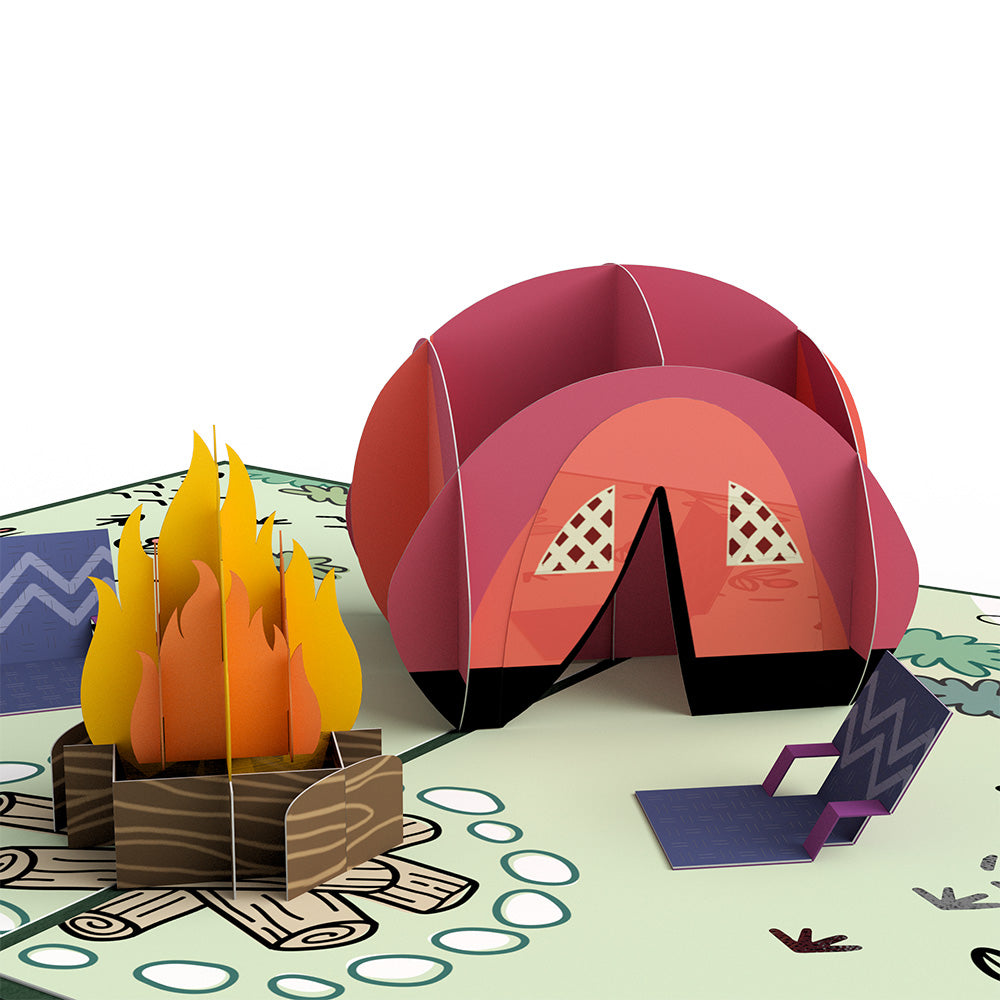 Camping Trip Pop-Up Card