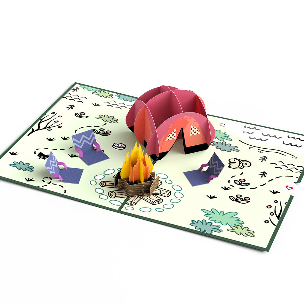 Camping Trip Pop-Up Card