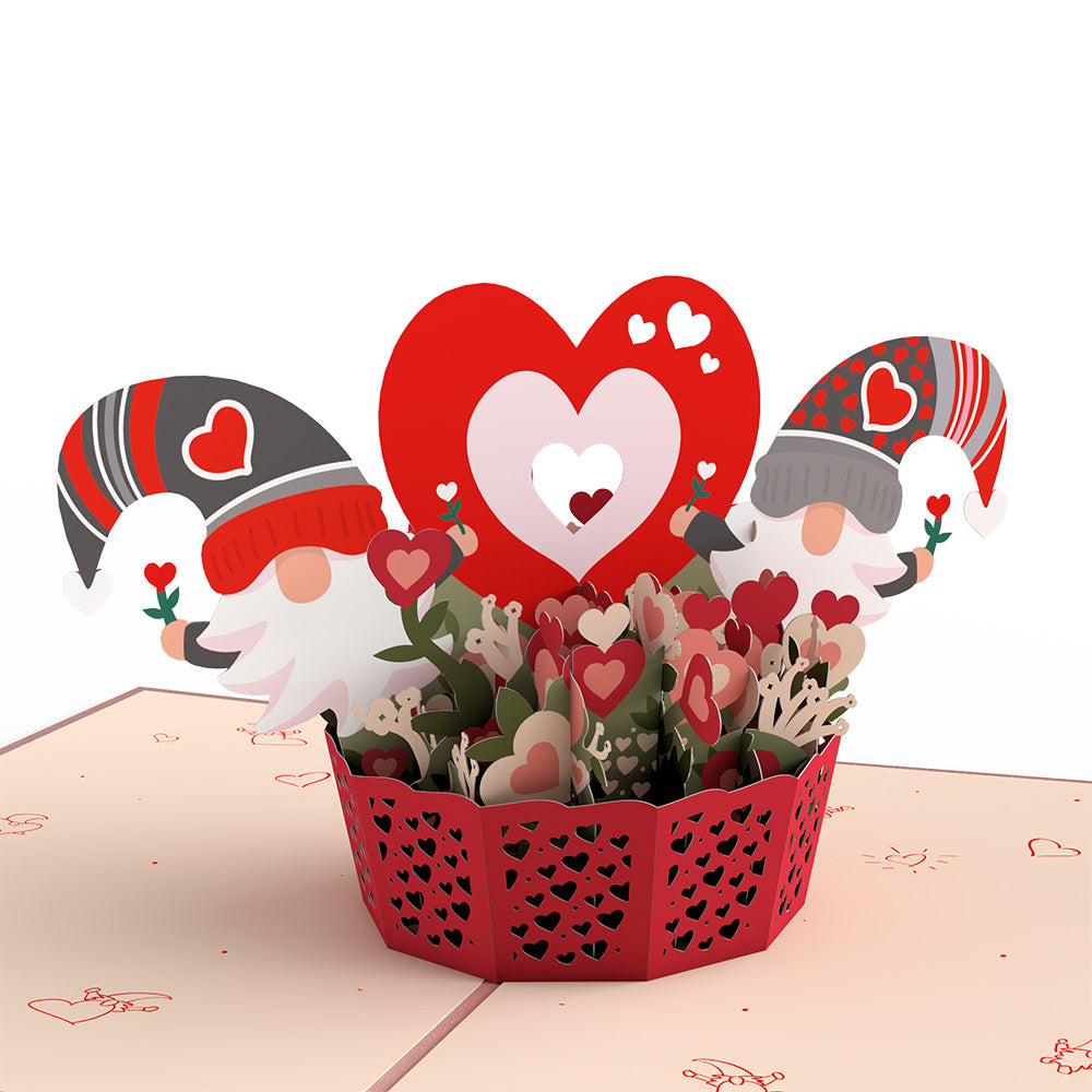 Love Gnomes Pop-up Card