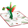 Winter Hummingbird Pop-Up Card