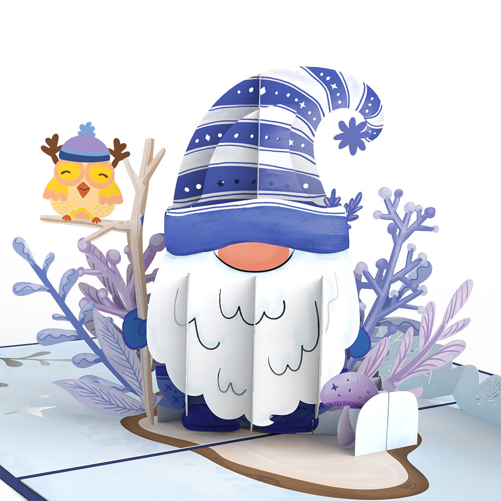 Winter Gnome Pop-Up Card