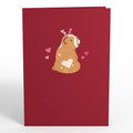 Love Dog Pop-Up Card