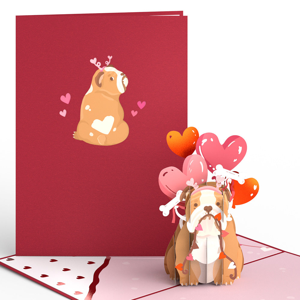 Love Dog Pop-Up Card