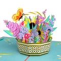 Summer Blossoms Basket Pop-Up Card