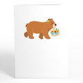 Spring Bear Basket Pop-Up Card