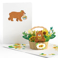 Spring Bear Basket Pop-Up Card