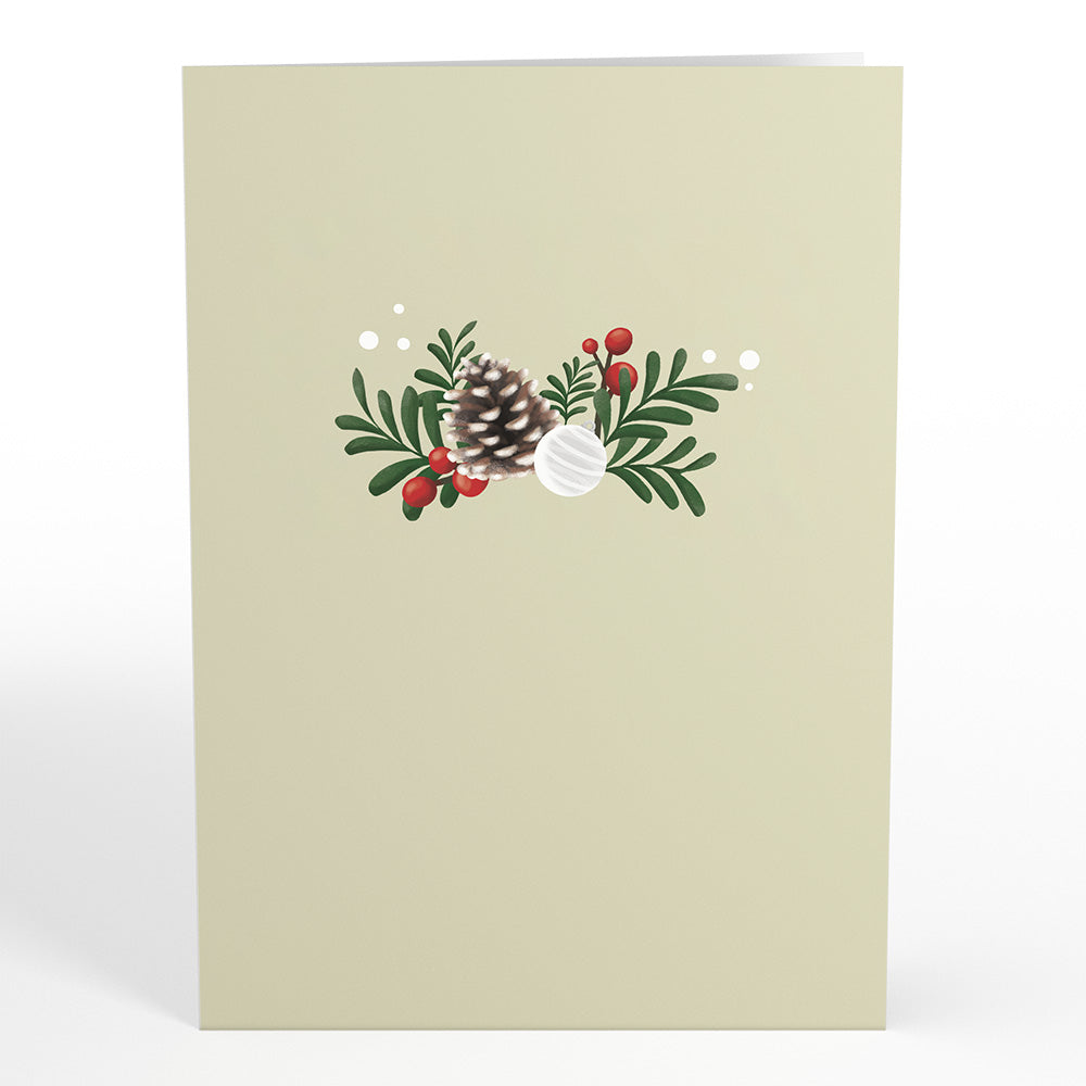 Warm Winter Candles Pop-Up Card
