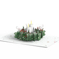 Warm Winter Candles Pop-Up Card