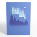 Borealis Winter Night Pop-Up Card
