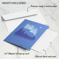 Borealis Winter Night Pop-Up Card