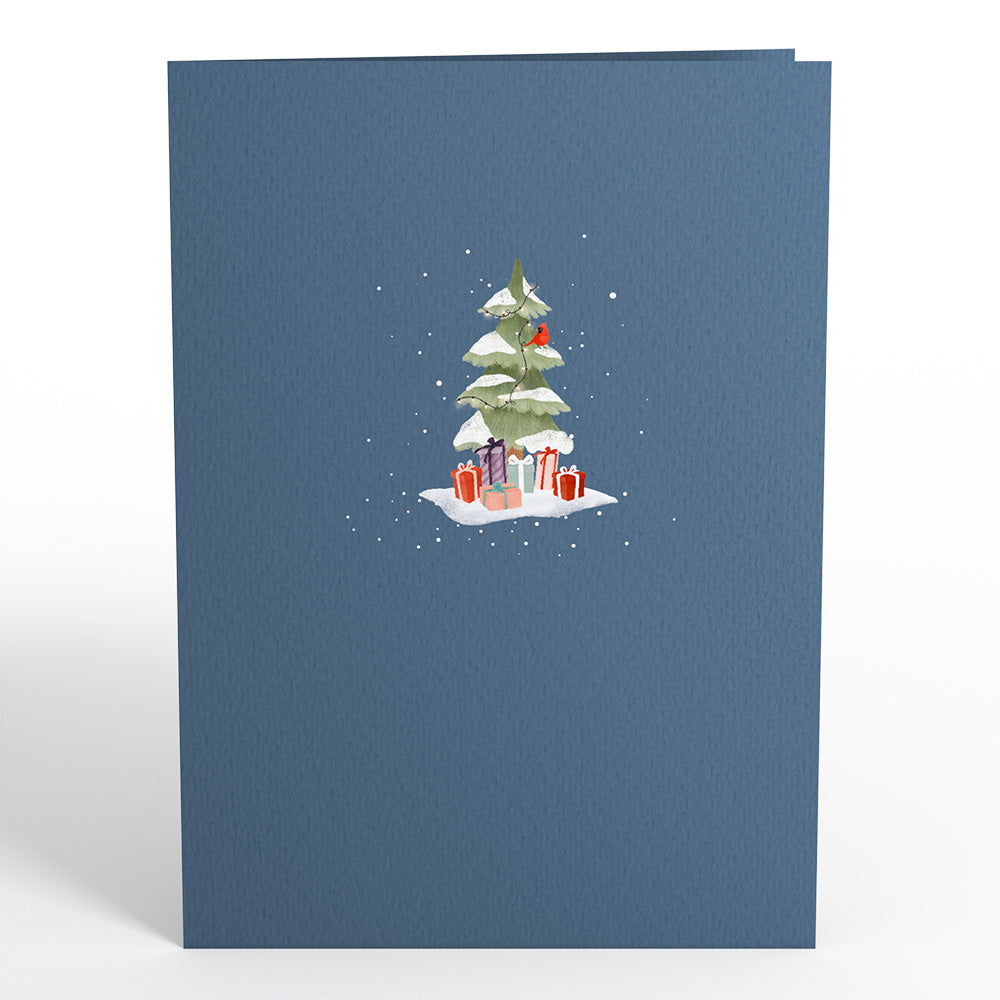 Winter Woodland Animals Pop-Up Card