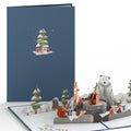 Winter Woodland Animals Pop-Up Card