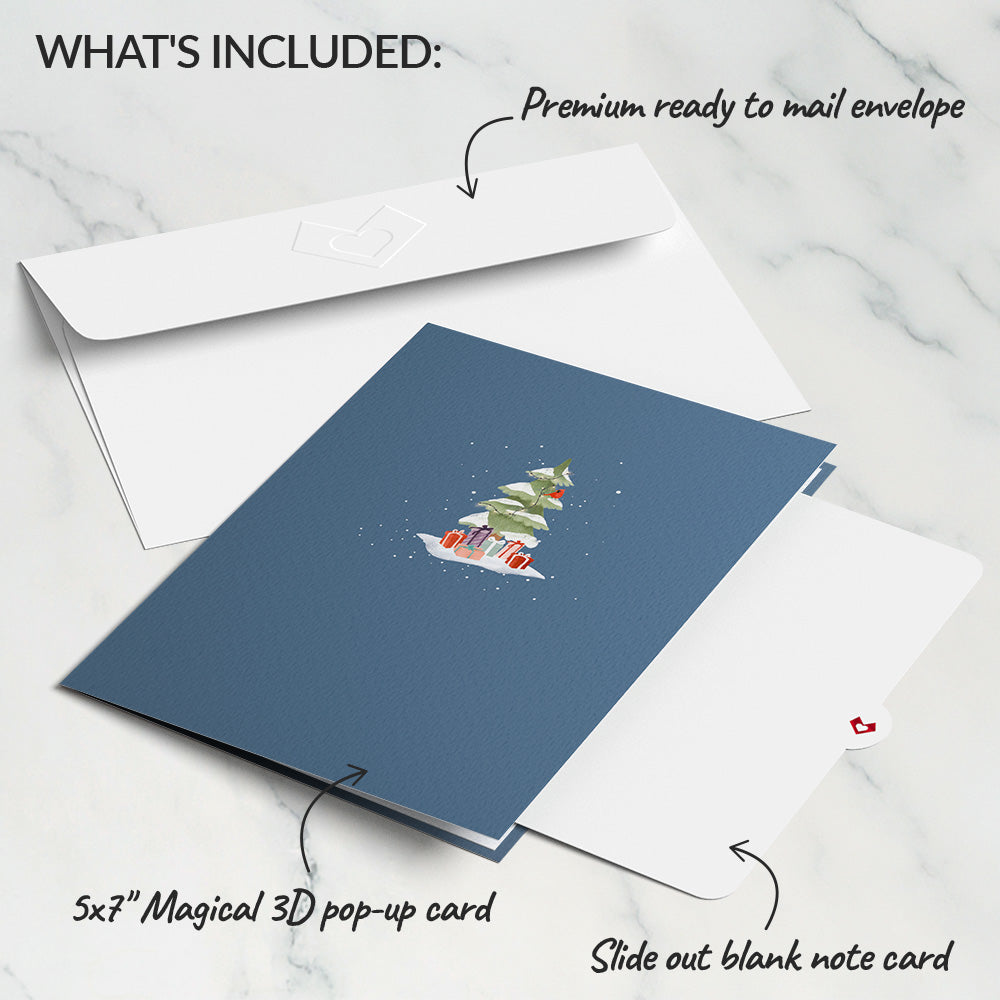 Winter Woodland Animals Pop-Up Card