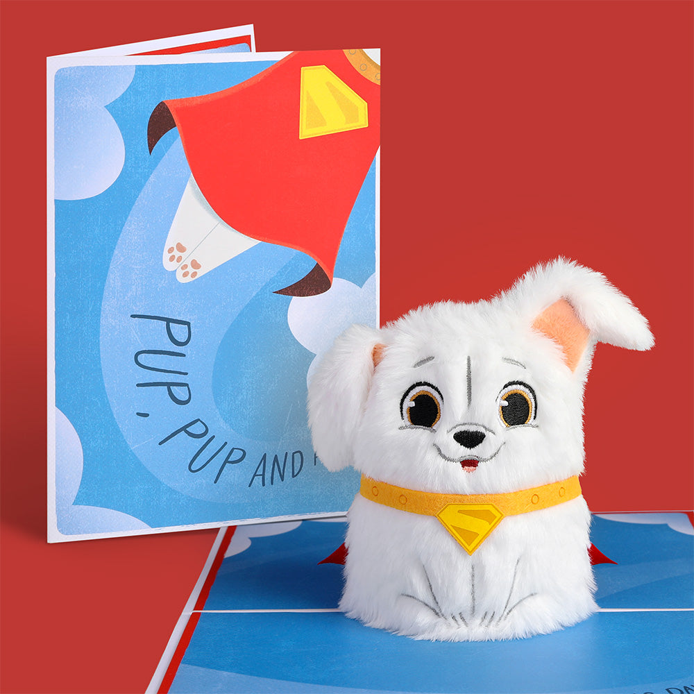 Superman™ Krypto™ 'Paw-tastic Day' Plushpop Card