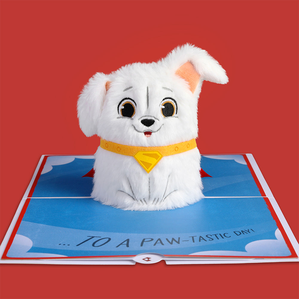 Superman™ Krypto™ 'Paw-tastic Day' Plushpop Card