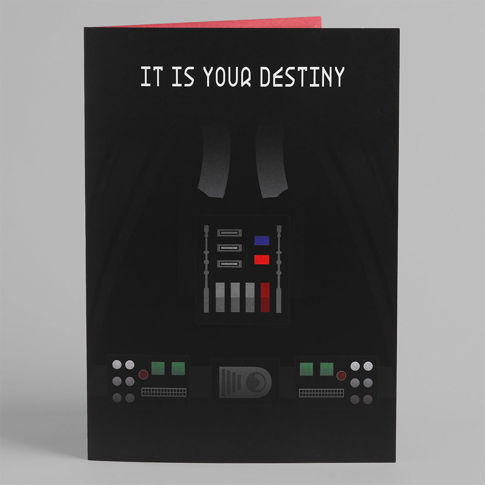 Star Wars™ Darth Vader™ 'Most Impressive Day' Plushpop Card