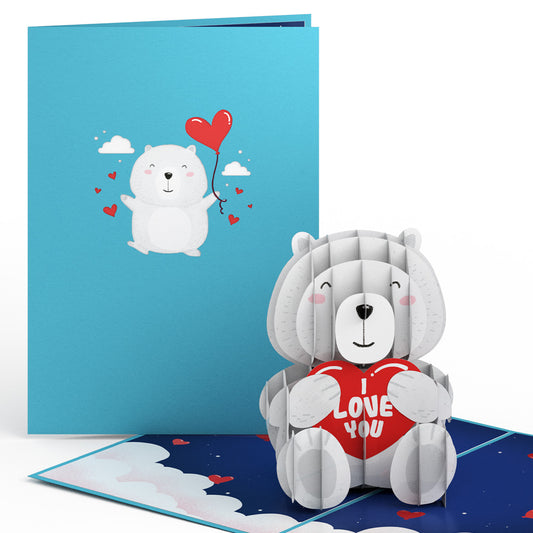 Love Bear Pop-Up Card