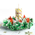 Festive Winter Candle Pop-Up Card