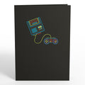 Video Gamer Pop-Up Card