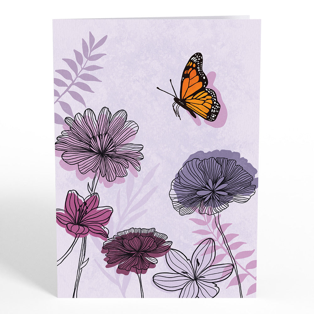 Graceful Monarch Butterfly Pop-Up Card