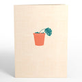 Monstera Card With Mini Bouquet