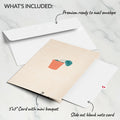 Monstera Card With Mini Bouquet
