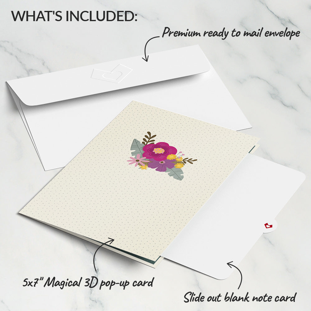 Sweet Florals Pop-Up Card