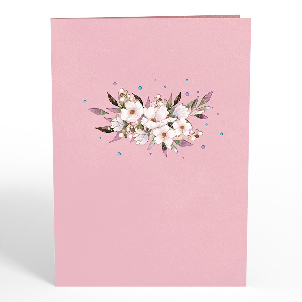 Luminous Crystals Pop-Up Card