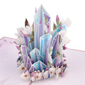 Luminous Crystals Pop-Up Card